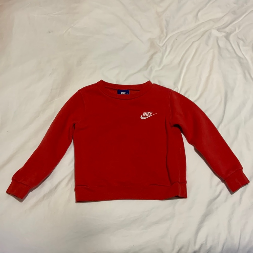 Red Nike Toddler Sweatshirt